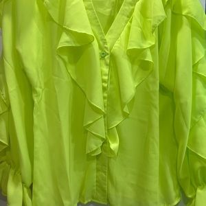 New lime woman top